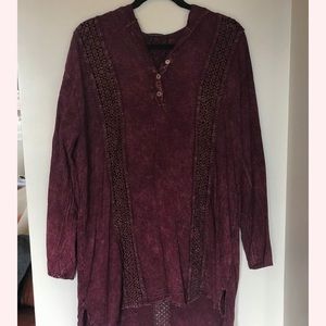 Altered state- Burgundy tunic